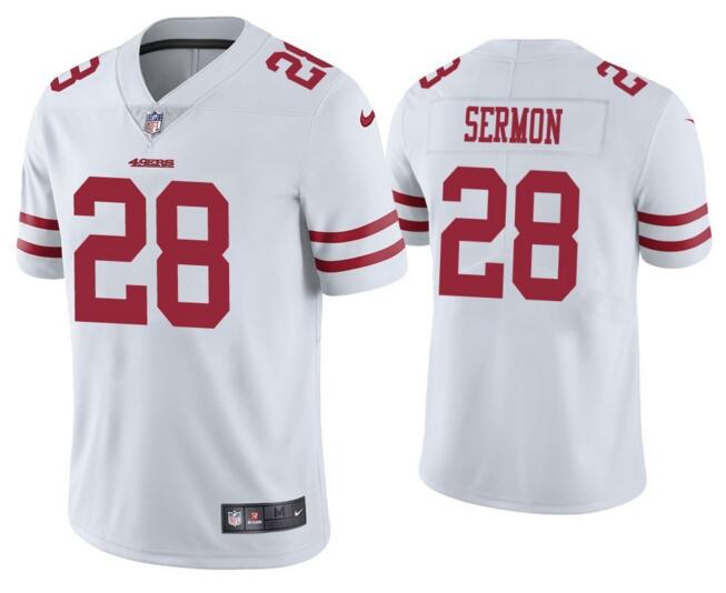 Nike 49ers 28 Trey Sermon White Vapor Untouchable Limited Jersey Dzhi,We sell and wholesale Nike 49ers 28 Trey Sermon White Vapor Untouchable Limited Jersey Dzhi on line form chian!